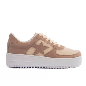 Taupe Star Sneakers