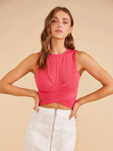 Load image into Gallery viewer, MinkPink Hot Pink Lola Crop Tank
