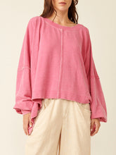 Load image into Gallery viewer, Free People Dragonfruit Daisy Sweatshirt
