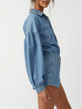 Load image into Gallery viewer, Free People Zodiac Chambray Romper
