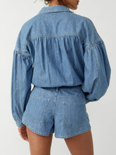 Load image into Gallery viewer, Free People Zodiac Chambray Romper
