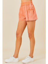 Load image into Gallery viewer, Washed Tangerine Denim Shorts
