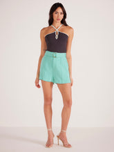 Load image into Gallery viewer, MinkPink Mint Lois Belted Shorts
