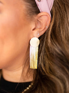 Gold Raquel Drop Earrings