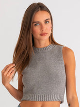 Load image into Gallery viewer, Heather Grey Sweater Tank
