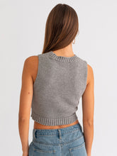 Load image into Gallery viewer, Heather Grey Sweater Tank
