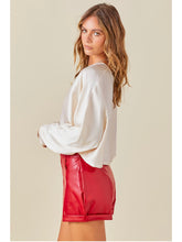 Load image into Gallery viewer, Champagne Satin Dolman Sleeve Top

