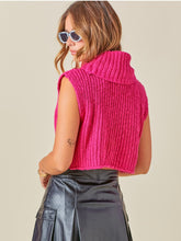 Load image into Gallery viewer, Hot Pink Sleeveless Sweater
