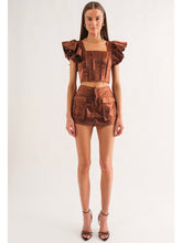 Load image into Gallery viewer, Brown Hailey Utility Skort
