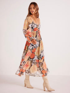 Mink Pink Floral Clementine Midi Dress