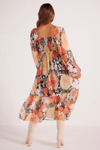 Mink Pink Floral Clementine Midi Dress