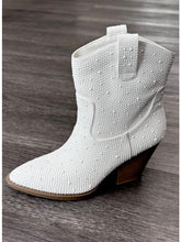 Load image into Gallery viewer, Ivory Studded Booties
