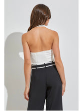 Load image into Gallery viewer, Off White Halter Neck Top
