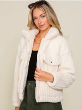 Load image into Gallery viewer, Cream Teddy Jacket
