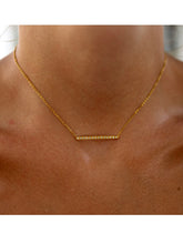 Load image into Gallery viewer, ALCO Gold Boca Bar Necklace
