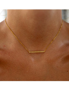 ALCO Gold Boca Bar Necklace