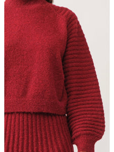 Crimson Gabrielle Sweater