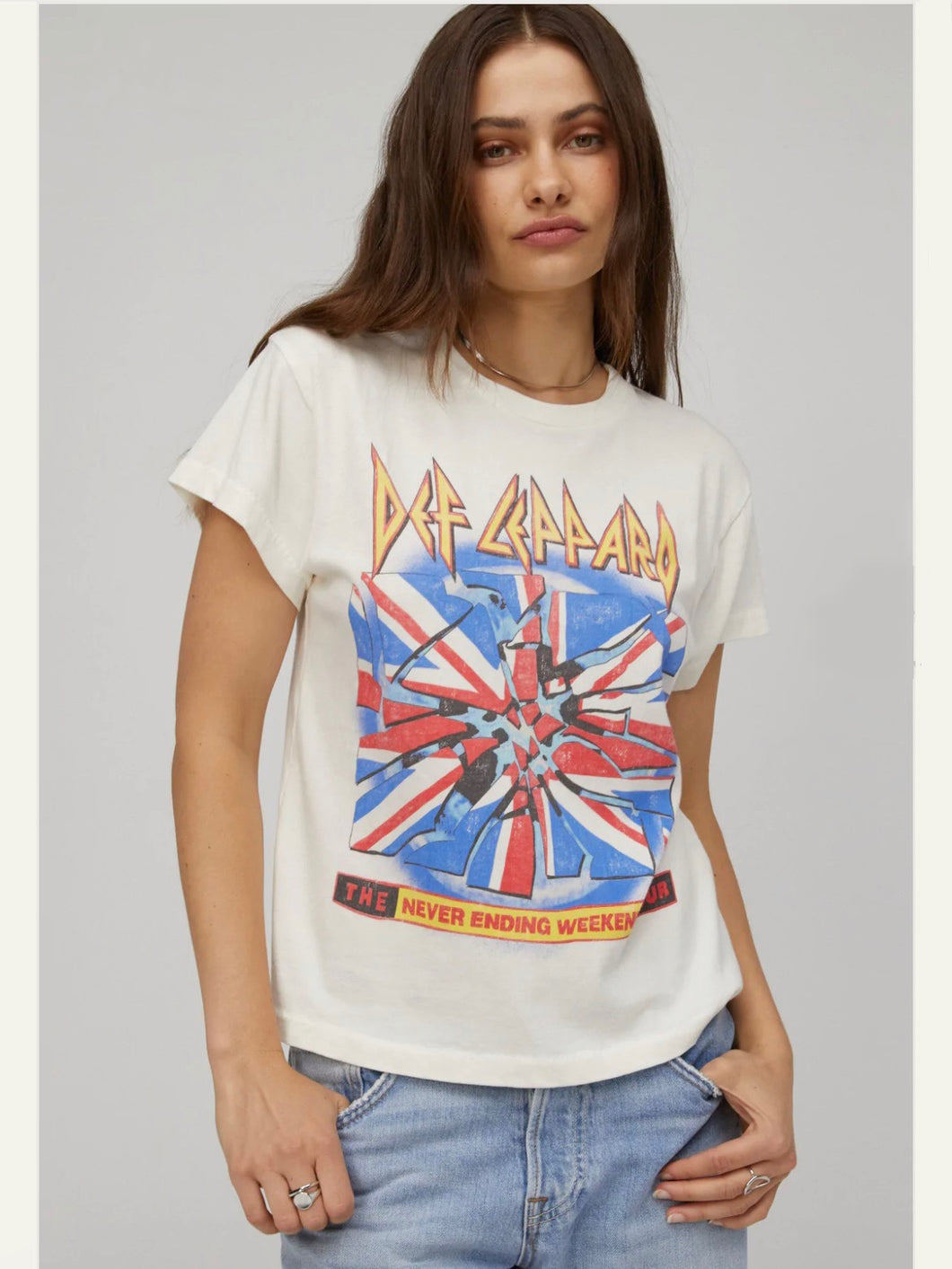 Daydreamer Vintage White Def Leppard 1993 Tour Tee
