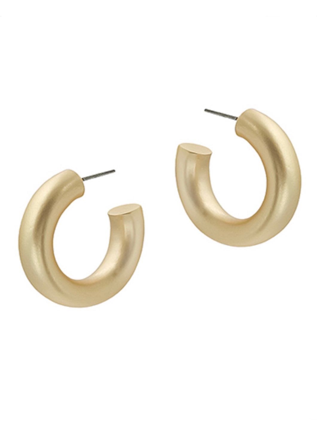 Matte Gold 30MM Hoops