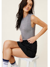 Load image into Gallery viewer, Grey Open Back Sleeveless Sweater

