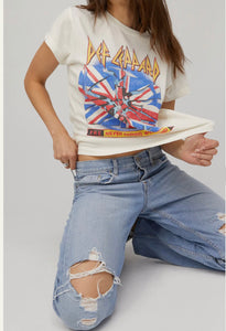 Daydreamer Vintage White Def Leppard 1993 Tour Tee
