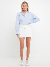 Load image into Gallery viewer, White Belted Skort
